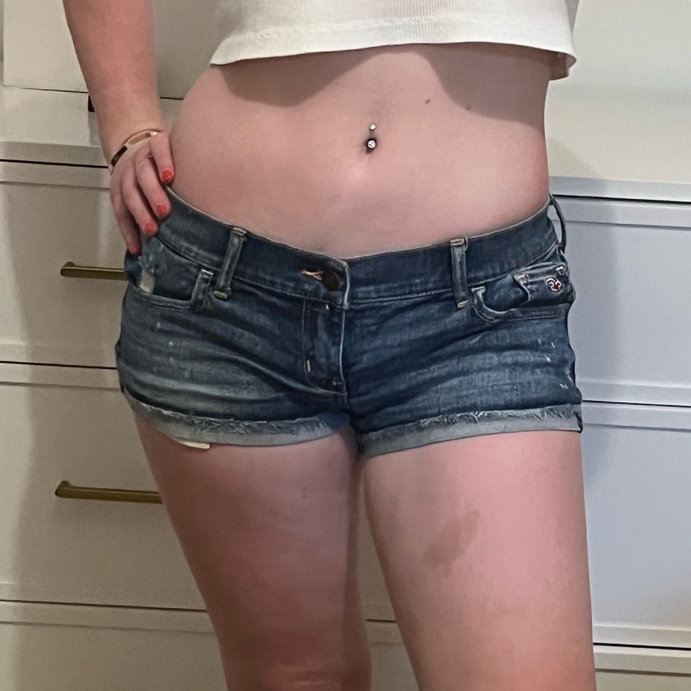 Hollister denim shorts